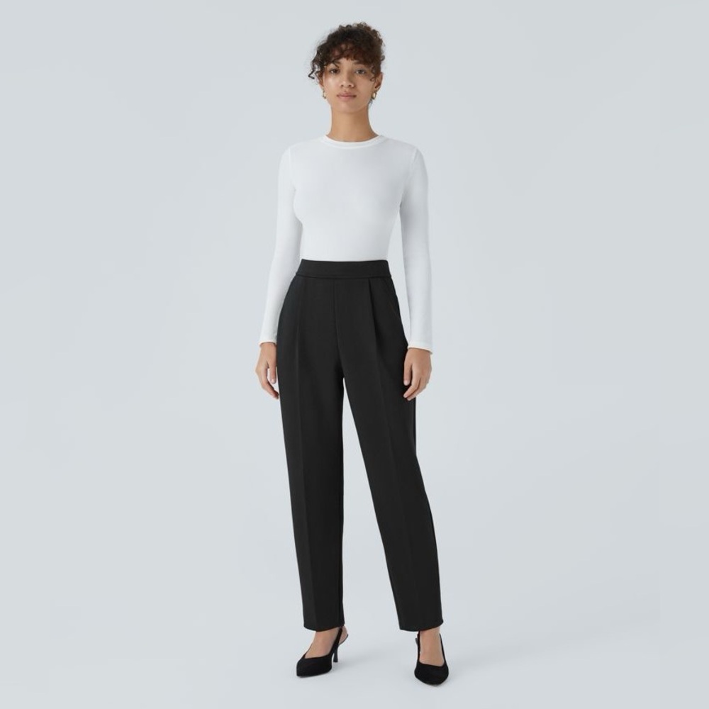 Halara High Waisted Side Pocket Tapered Work Pants small - Picture 4 of 4